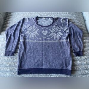 Victoria's Secret PINK Snowflake Christmas Sweater